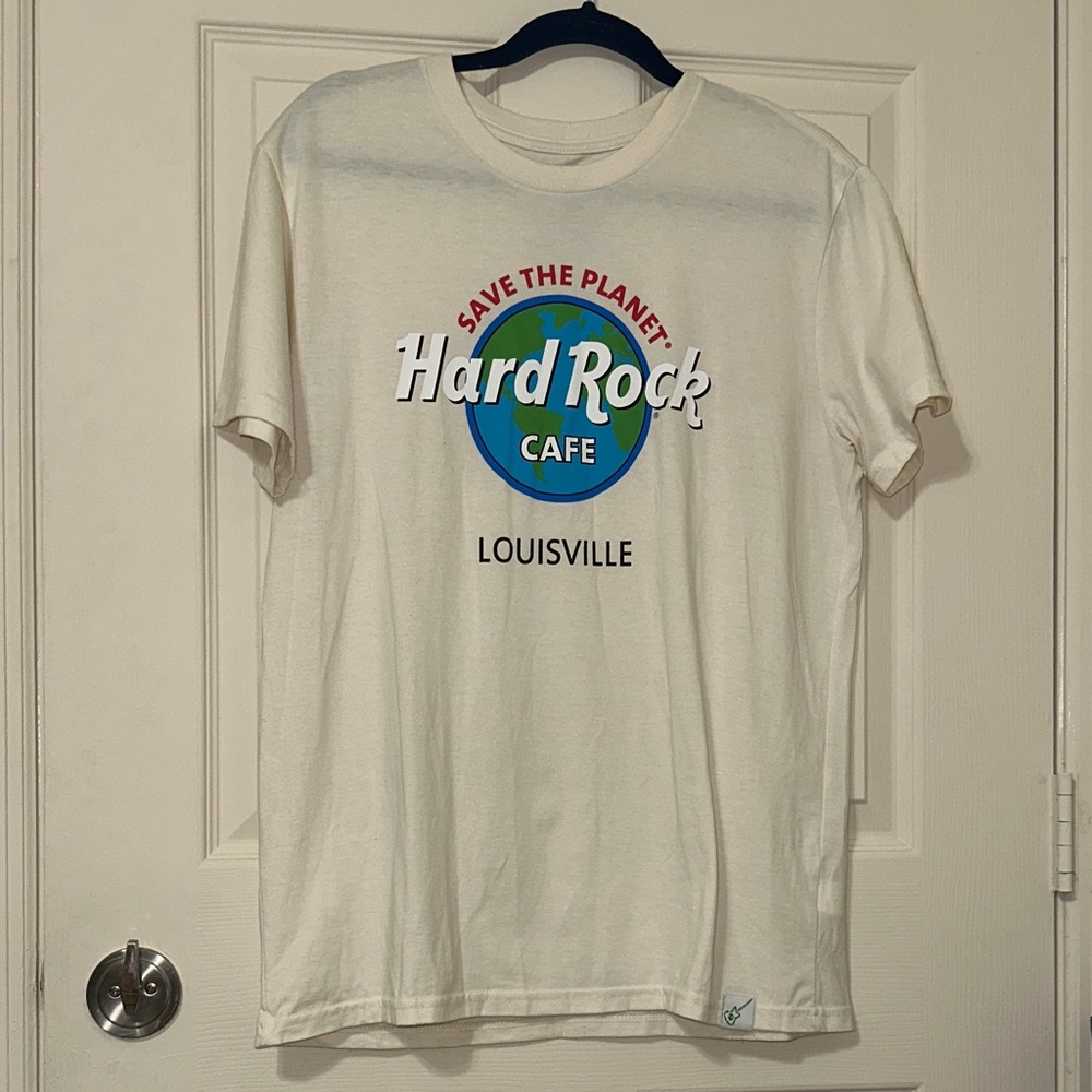 Hard Rock Cafe Louisville T-Shirt Size Medium Save the Planet WWF